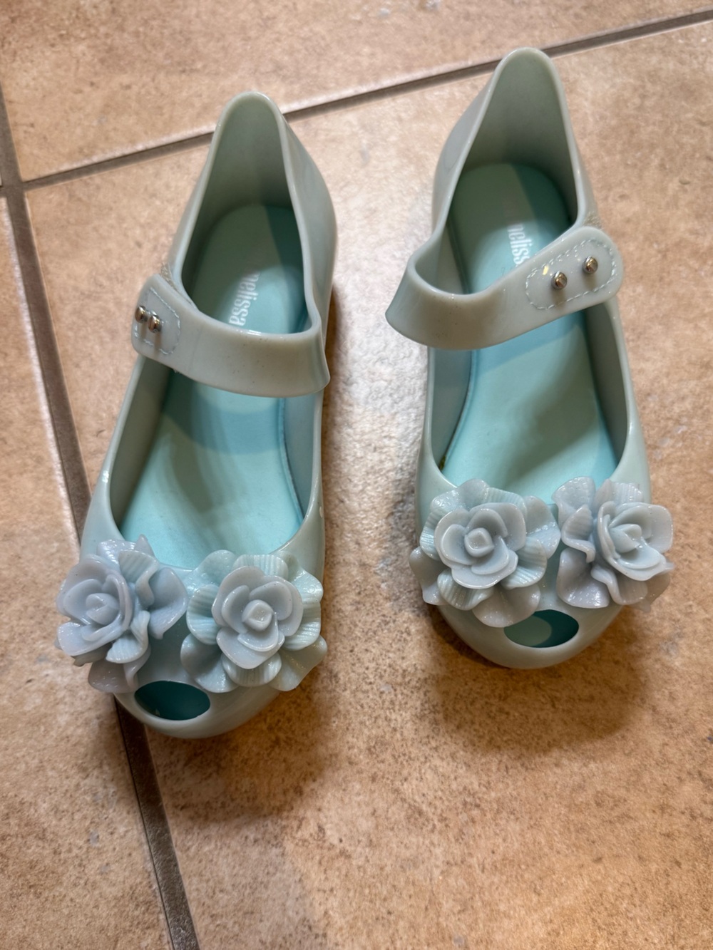 Mini Melissa Made In Brazil Ultragirl Garden Flats